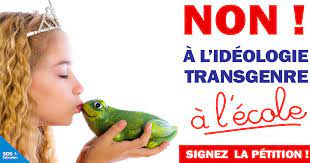NON à l’idéologie transgenre à l’école ! Signez vite la pétition lancée par SOS Éducation…