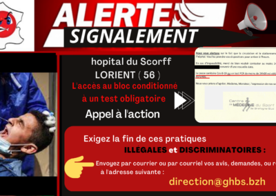 hôpitaux alerte signalement