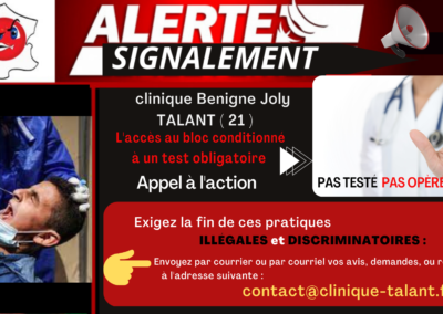 hôpitaux alerte signalement