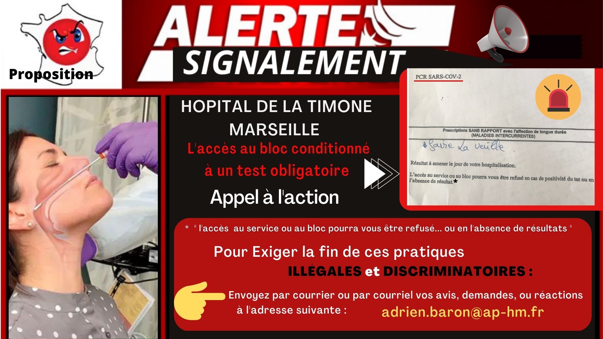 Tests Alertes Signalements Hôpitaux