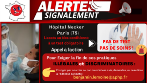 Signalements stop test Paris