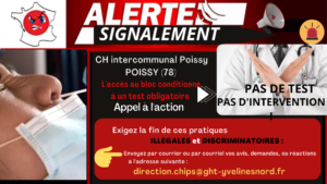 Signalements Tests Hôpitaux Paris Ile de France