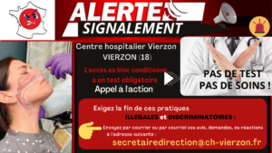 Signalements Tests Hôpitaux Centre Val de Loire