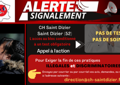 Signalements Test Hôpitaux Grand Est