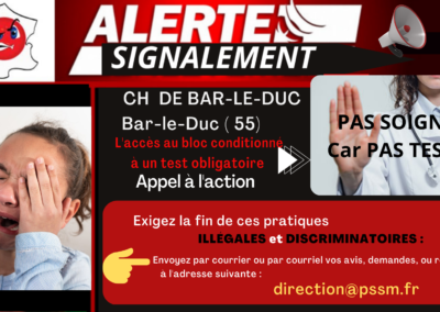 Signalements tests Hôpitaux Grand Est