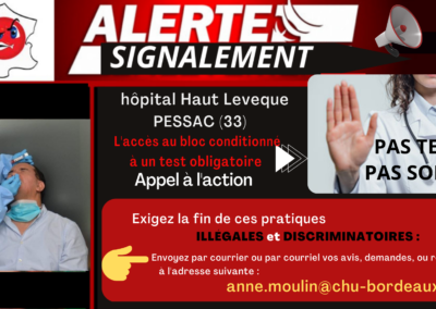 Test Alertes Hôpitaux Nouvelle Aquitaine