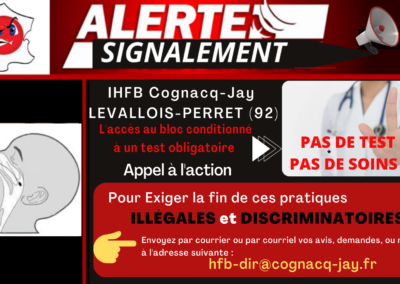 Test Alertes Hôpitaux Paris Ile De France