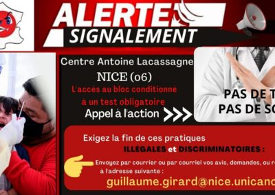 Tests Alertes Signalements Hôpitaux Provence Alpes Côte D'Azur