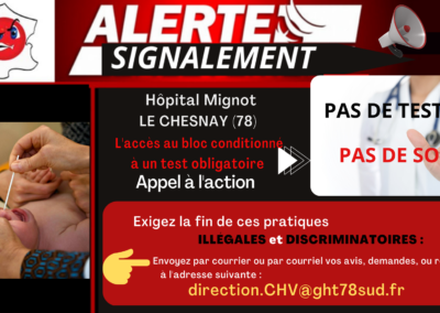 Test Alertes Hôpitaux Paris Ile De France