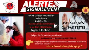 Alertes Signalements Tests Hôpitaux PARIS ILE DE FRANCE