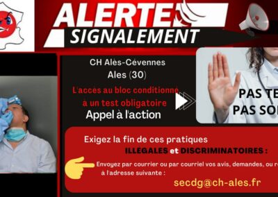 Alertes Signalements Tests Hôpitaux GARD