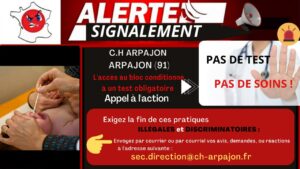 Alertes Signalements Tests Hôpitaux PARIS ILE DE FRANCE