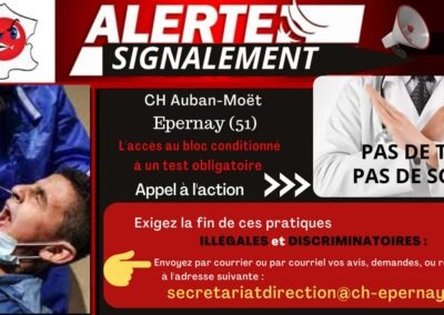 Alertes Signalements Tests Hôpitaux GRAND EST