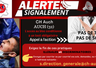 Alertes Signalements Tests Hôpitaux OCCITANIE