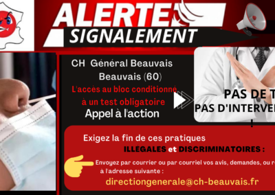 Alertes Signalements Tests Hôpitaux Haut De France