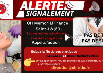 Alertes Signalements Tests Hôpitaux Normandie