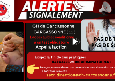 Signalement Test Hôpitaux Occitanie