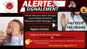 Alertes Signalements Tests Hôpitaux PARIS ILE DE FRANCE