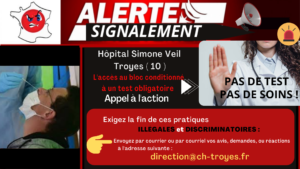 Alerte Signalements test hôpitaux Grand Est