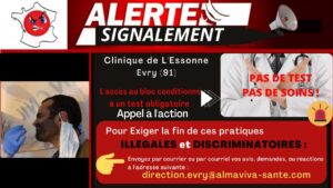 Alertes Signalements Test Hôpitaux PARIS ILE DE FRNACE