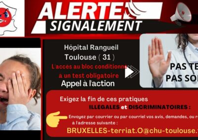 Alertes Signalements Test Hôpitaux OCCITANIE