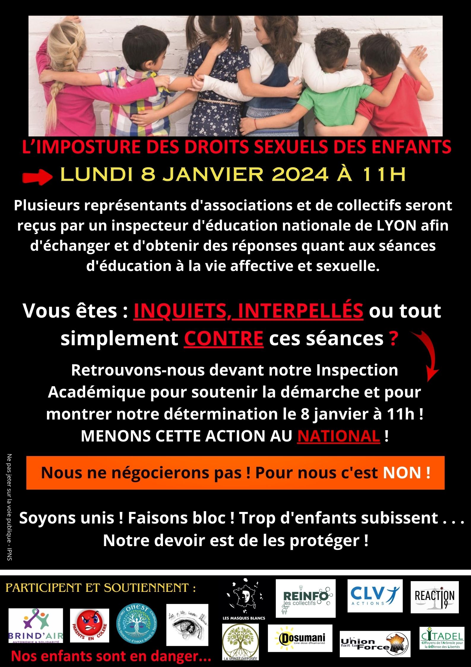 action nationale du 8 janvier 2024 - Couleur