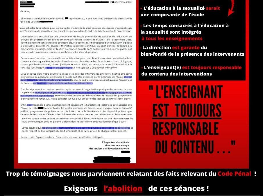 RÉPONSE D’UN INSPECTEUR D’ACADEMIE