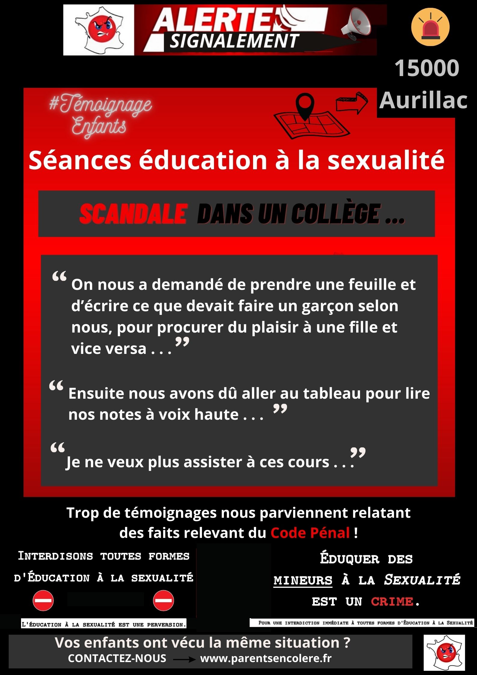 alerte dans un college