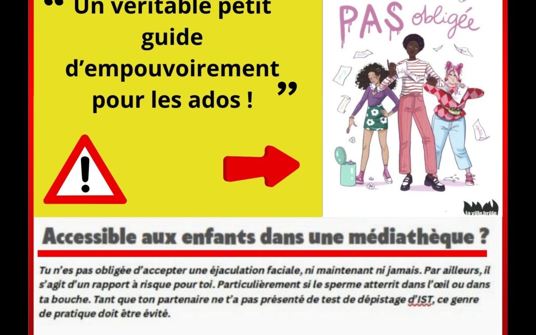 Signalement lecture jeunesse : focus sur le livre « tu n’es pas obligée »
