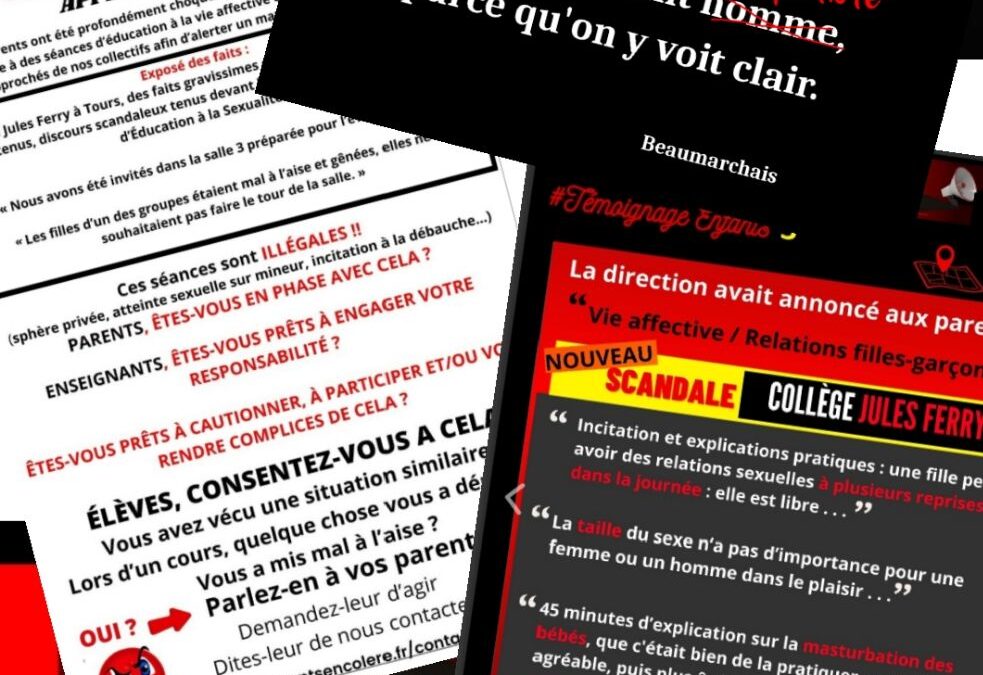 Retour sur la mobilisation/tractage du vendredi 9 février 2024 aux abords du collège Jules Ferry de Tours