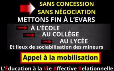 Nouvel Appel National du 10 avril 2025 : les parents s’unissent et se mobilisent à nouveau contre l’EVARS et ses variantes