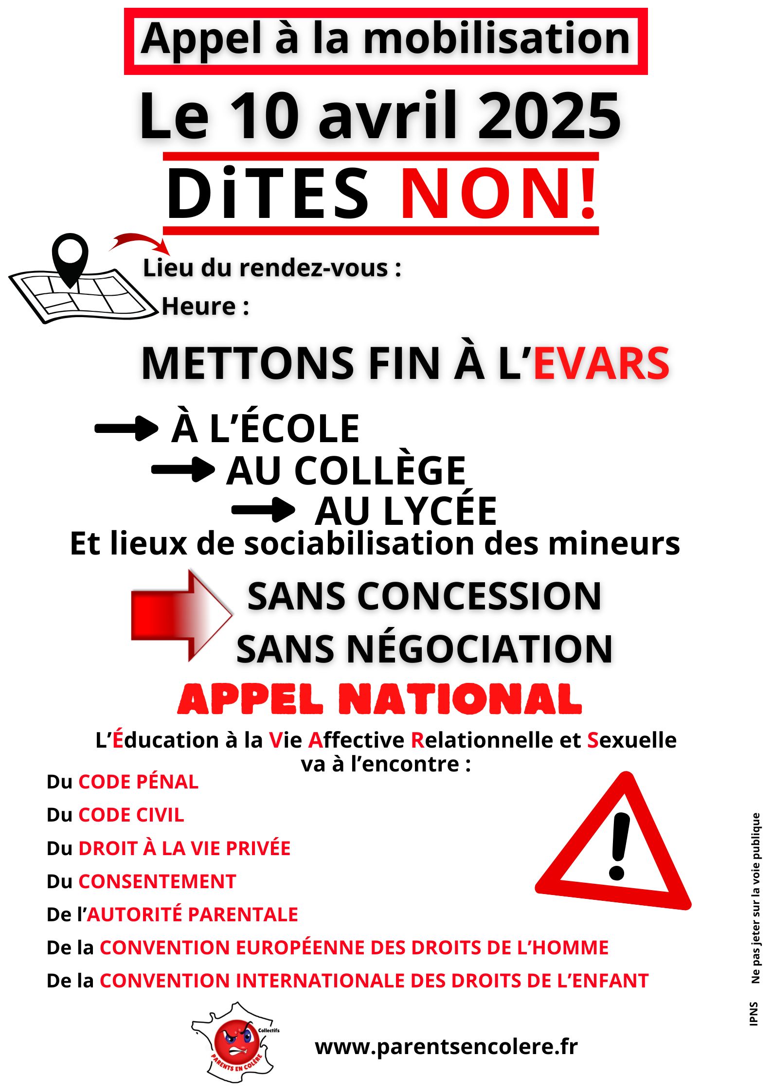 appel 10 avril noir et blanc