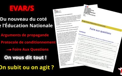 EVAR/S, face à nos offensives, l’EN contre-attaque dans une lettre et une FAQ