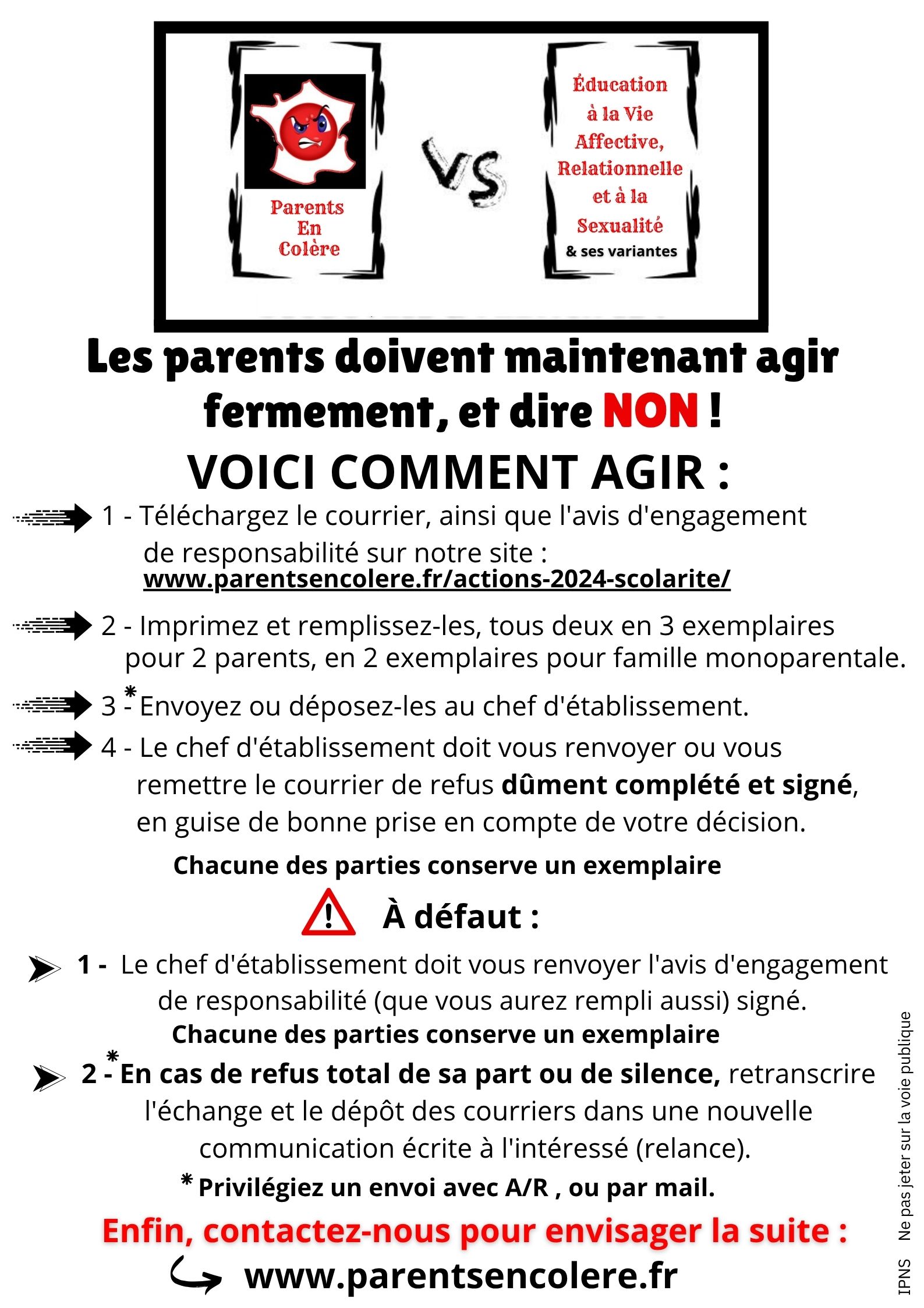 Juin 2025 Nous demandons l'arrêt IMMÉDIAT de ce programme !