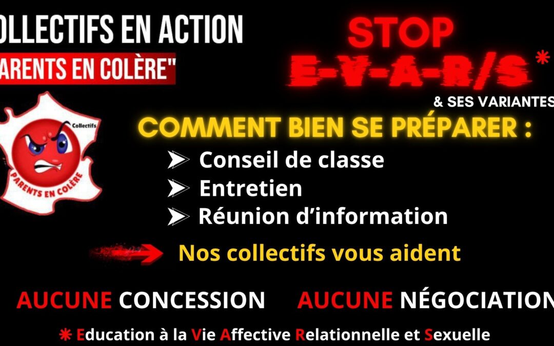 Parents En Colère : APPEL À L’ACTION EVAR/S & ses variantes