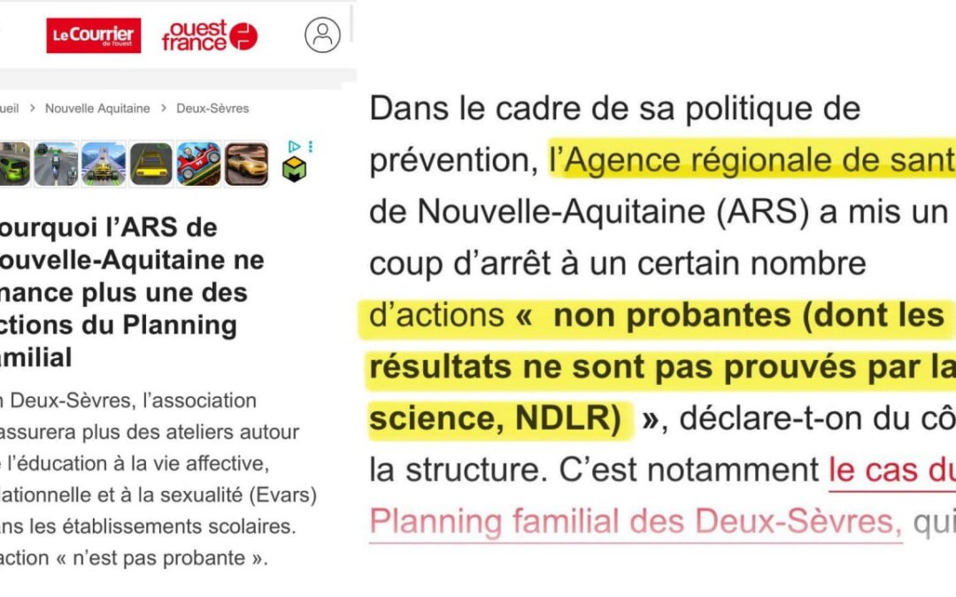 Avis HAS sur EVARS
