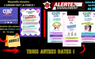 Ateliers EVAR/S à la Biocoop de Pornic (44) annulés ! Nouvelles dates prévues en Loire-Atlantique